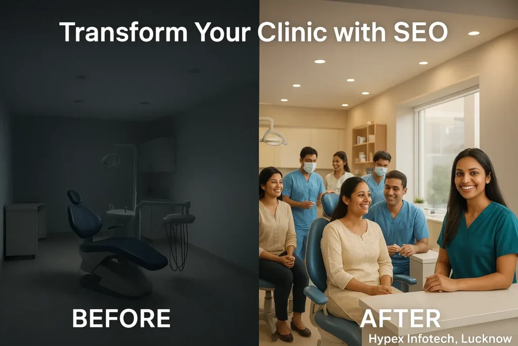 SEo Services by hypex infotech for clinics in lucknow